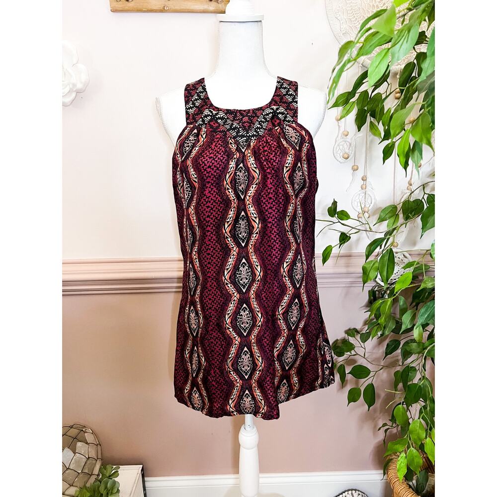 Surkana Sleeveless 100% Silk Tunic NWOT Size Medium